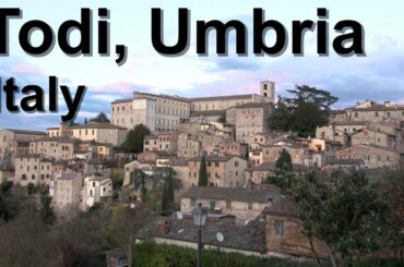 Todi, Umbria, Italy, walking tour