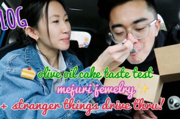 outdoor dining, trying the OLIVE OIL cake, MEJURI & STRANGER THINGS drive thru! | 2021