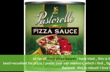 Check out our video product review: Pastorelli Pizza Sauce Italian Chef, 15-Ounce (Pack of 12)