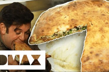 Adam V The Stuffed Pizza Challenge | Man V Food