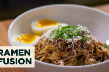 Ramen Bolognese - Japanese Italian Fusion Recipe