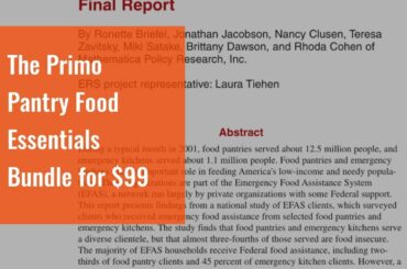 The Primo Pantry Food Essentials Bundle for $99