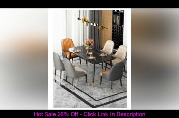 New Italian modern extremely simple rock plate dining table simple household dining table imported