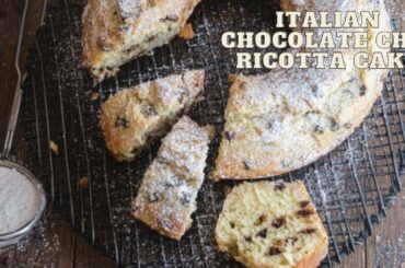 Italian Chocolate Chip and Ricotta Cake