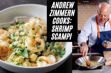 Andrew Zimmern Cooks: Shrimp Scampi