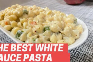 Italian White sauce pasta recipe in Tamil~ White sauce Pasta easy method ~Macroni White sauce pasta