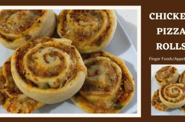 Chicken Pizza Rolls - Great Finger Food/Appetizers | Perfect Snacks for Kids