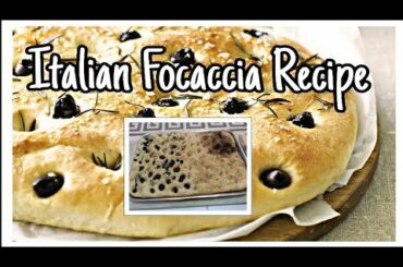 Italian Focaccia Bread Recipe #vlog30 #italianfood #simplysharabis #dohaqatar #homadefood