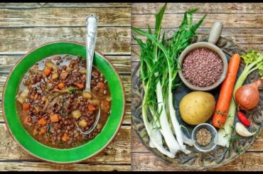 Zuppa di lenticchie- Italian lentil soup recipe
