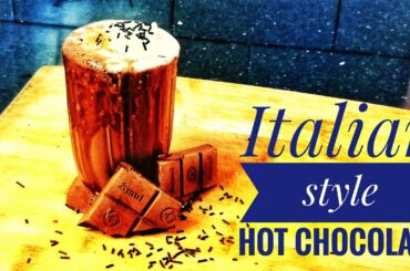 Italian style Hot chocolate || cooking sisters