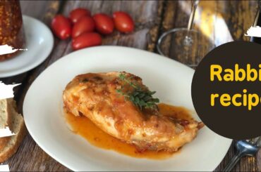 Rabbit with tomato sauce| Rabbit Cacciatore| Italian rabbit recipe