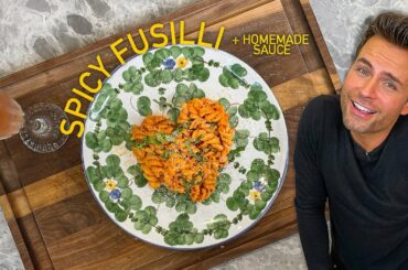 EASY & SPICY Fusilli Pasta Recipe (Inspired by Jon & Vinny's)
