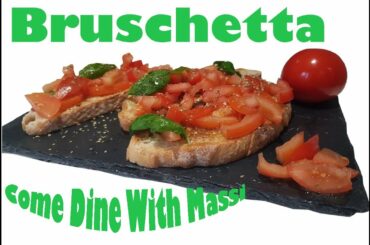 Bruschetta Italian food