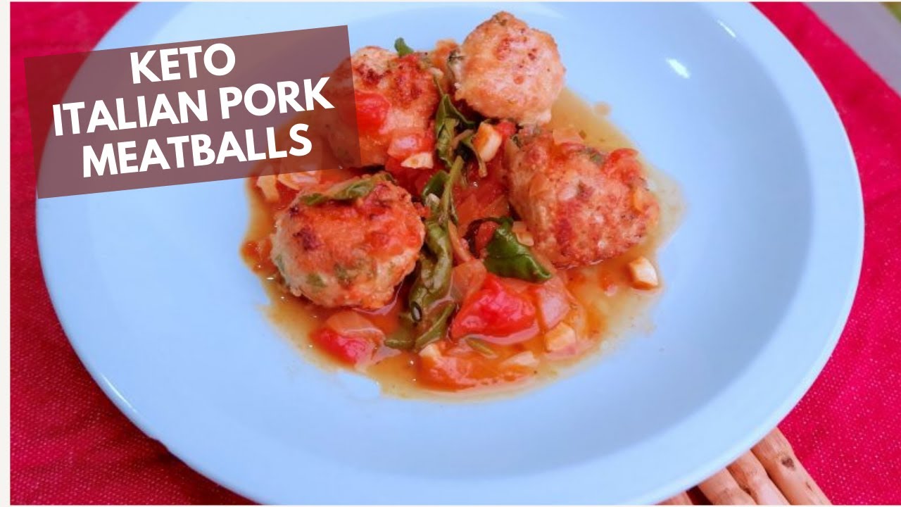 Juicy Italian Pork Meatballs Recipe Low Carb And Keto Approved Juicy Italian Pork Meatballs Recipe Low Carb And Keto Approved