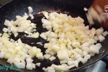 Polenta with Sauce and Tuna (Italian Food)