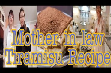 COOKING WITH MY MOTHER IN LAW| ITALIAN DESERT|TIRAMISU