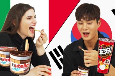 Korean & Italian Swap Snacks!!!