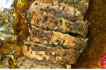 Butter Garlic And Herb Pork Tenderloin | Pork Tenderloin Recipe