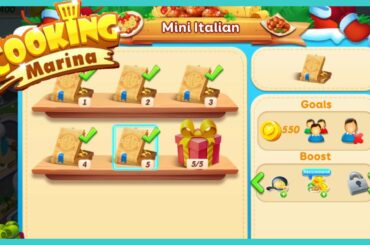 #CookingMarina - Fast Restaurant Cooking Games || Mini Italian