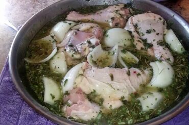 Italian Wedding Chicken.. In a White Wine Herb Seasoned Marinade.
