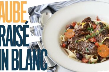 Provencal white wine beef daube (easy one pot recipe)