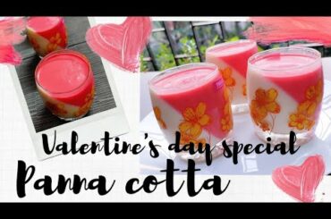 Strawberry Panna Cotta|Vanilla And Strawberry Panna Cotta Recipe| Italian Dessert#Dessert#pannacotta