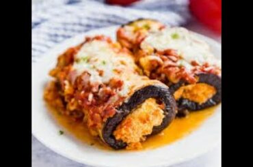 Egglant Rotilini (Snek Terung Italian Style)