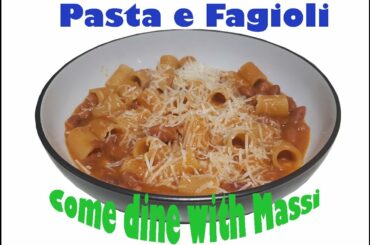 Pasta e Fagioli - Pasta and Beans - Italian food