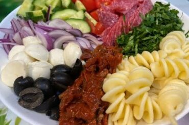 Italian Pasta Salad from Naty's Kitchen.