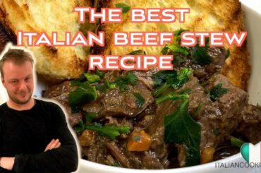 AUTHENTIC ITALIAN BEEF STEW | NONNA NIVES (OLD FASHIONED RECIPE)
