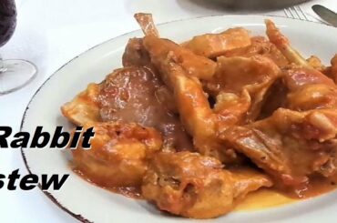 Rabbit Stew Italian recipe, Hunters rabbit- coniglio alla Cacciatore.