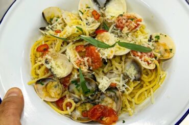 Seafood pasta cooking | Regional italian cuisine | #Shorts