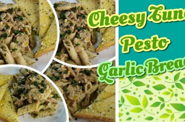 Chessy Tuna Pesto and Garlic Bread | Easy Recipe | Italian Cuisine | Food Vlog | Princess Aranda