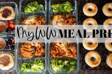MyWW Meal Prep | English Muffin Boxes, Cheesy Italian Rice Skillet, Protein Donut