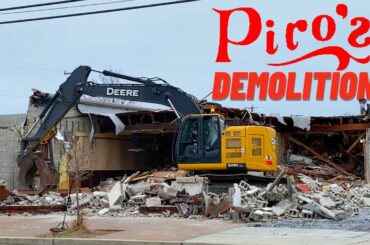 Demolishing Piro's Italian Restaurant