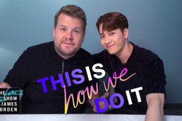 Jackson Wang & James Corden Trade Food, Language & Sport