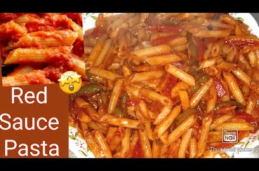 Red Sauce Pasta Recipe-Pasta in Red Sauce-Penne Arrabiata Pasta Recipe-pasta salad-Ajj Kiya pakkye