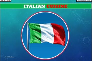 Food Production - Italian Cuisine