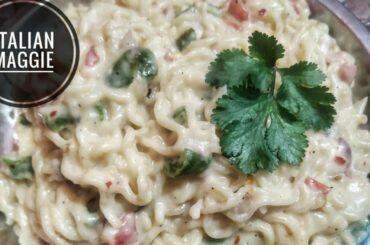 Cheesy Italian Maggie | Maggie recipes | Chinese maggie |  Quick Brakefast recipes |  #italianfood