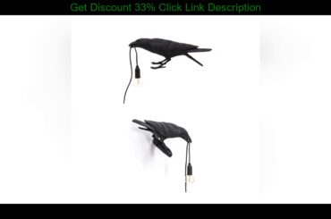 Review Modern Nordic Resin Bird Table Lamp Italian Bird Lamp Crow Desk Lamp Free Shipping For Livin