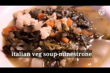 ITALIAN VEGETABLE SOUP--- MINESTRONE---TRIMAR's Recipe
