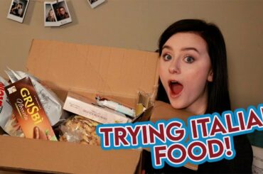 Trying Italian Food with Audra Miller!