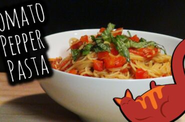 Tomato Pepper Pasta | Italian Dinner for 2 | Easy Valentine's Day Meal