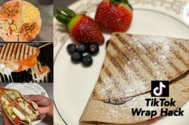 Tortilla Wrap | Tiktok Hack | 5 Ways |Trending Viral Hack | Breakfast | Lunch |Dinner #tiktoktrend