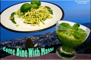 Original Italian Pesto Genovese - trofie - Pasta pesto - Gnocchi pesto - Basil Italian food