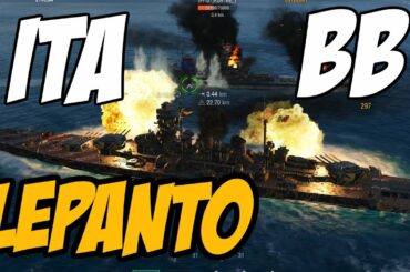 Italian Cuisine - Lepanto first Game || World of Warships