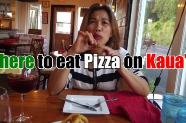 Kauai Restaurants series | Where to eat Pizza in Hawaii | Italian Food | Lihue | Island life vlog