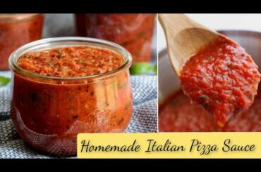 Homemade Italian Pizza Sauce Recipe | Pizza Sauce | Best Tomato sauce [English Subtitle]