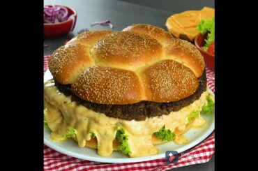 how to make a delicious omelette, italian pasta  and burger sandwich recipe at home