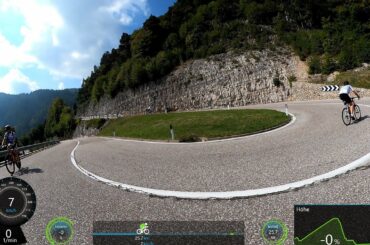 3 Hour Extra long Indoor Cycling Workout Alps South Tyrol Italy Garmin 4K Video